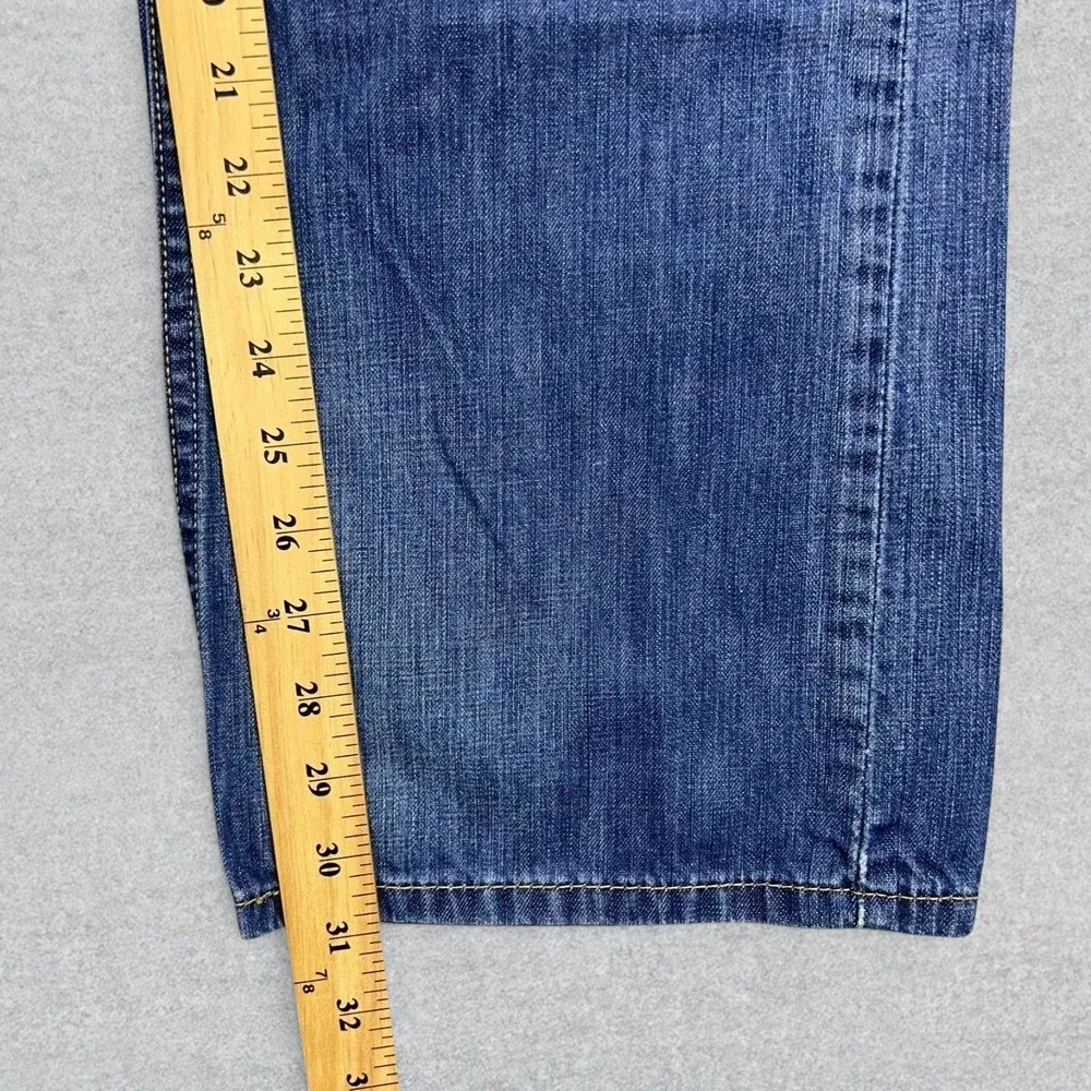 Levis 559 Jeans Mens 36x31 Blue Denim Distressed Relaxed Fit‎ Straight Leg Y2K